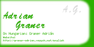 adrian graner business card
